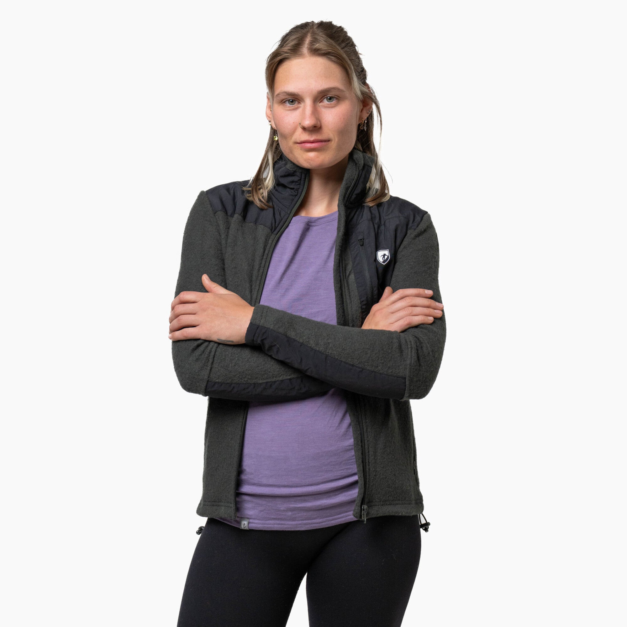 Veste en polaire mérinos pour femmes