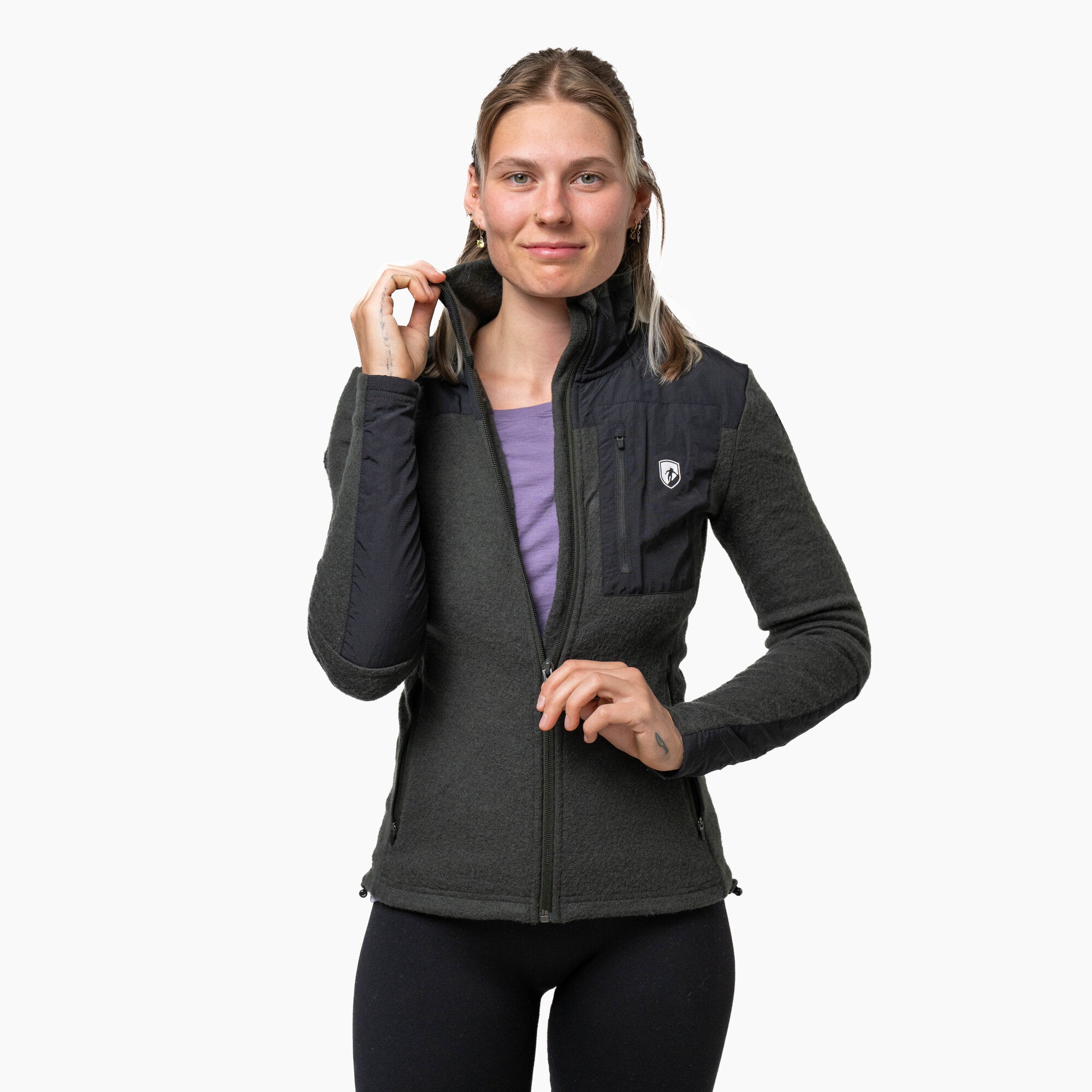 Veste en polaire mérinos pour femmes