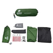 Cloud Up Pro 1 - 20D Einmann Zelt Kit mit Zelt, Regenplane, Gestänge, Heringen, Spannleinen und Bodensack, perfekt für ultraleichtes, wetterfestes Solo-Camping.