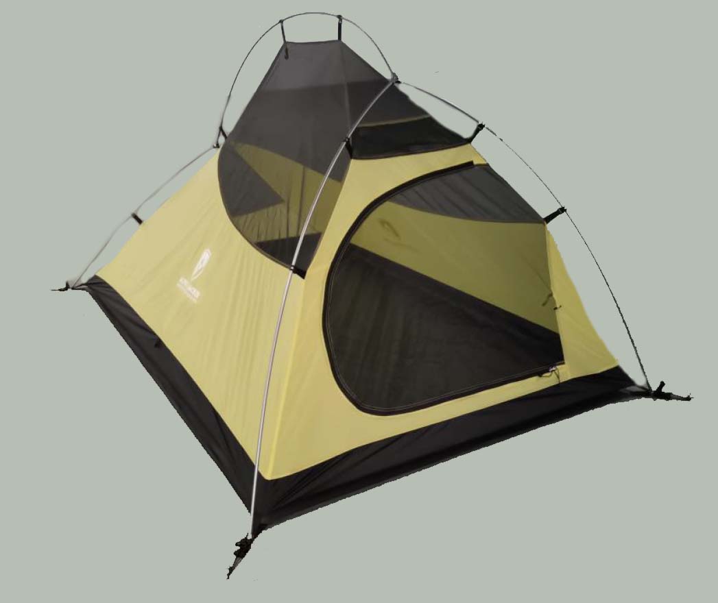 Cloud Pro Up 2 - 20D leichtes Zwei Mann Zelt, freistehend mit Mesh-Wänden und zwei Stangen für Belüftung und Stabilität, ideal für ultraleichtes Trekking.