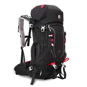 35 Liter Wanderrucksack Herren & Damen mit gepolsterten Trägern, belüftetem Rücken, Hüftgurt, externen Befestigungspunkten und integriertem Regenschutz für Outdoor-Abenteuer.