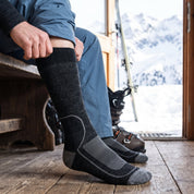 Chaussettes de ski Merino hautes homme & femme