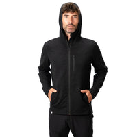 Merino Hoodie Herren - 270 g/m2 - S / Schwarz