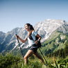 Alpin Loacker ultra light walking stick telescope, girls hiking in the mountains