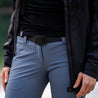Alpin Loacker Pantalon de randonnée pour femme, long et léger en gris