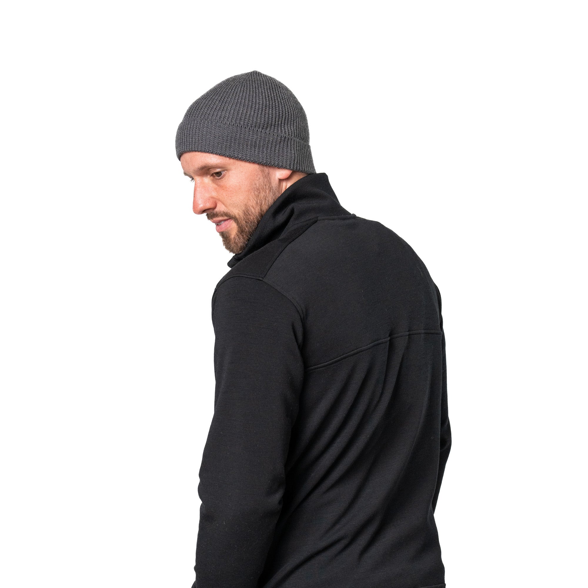 Merino 1/4 Zip Jacke Herren 280 g/m²