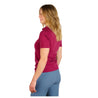 Alpine Loacker polo sports shirt women merino wool polo T-shirt women