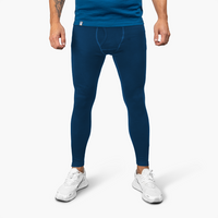 Pantalón 100% Merino Largo Hombre 230 g/m2 - S / Azul