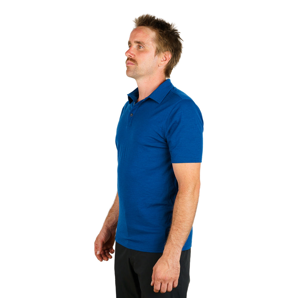 Merino Poloshirt Heren 150 g/m² - NIEUW