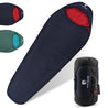 Alpin Loacker Syn Pro rot blauer leichter Schlafsack weiches Innenfutter, Recycelter Synthetik Schlafsack ultra-leicht