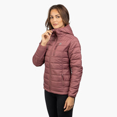 Women's warm insulating jacket with wool lining