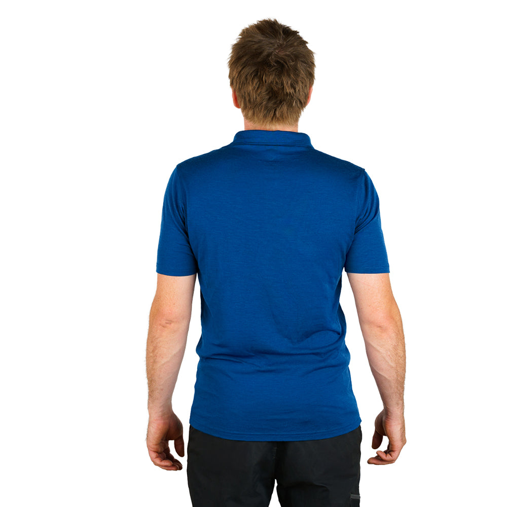 Merino Poloshirt Heren 150 g/m² - NIEUW