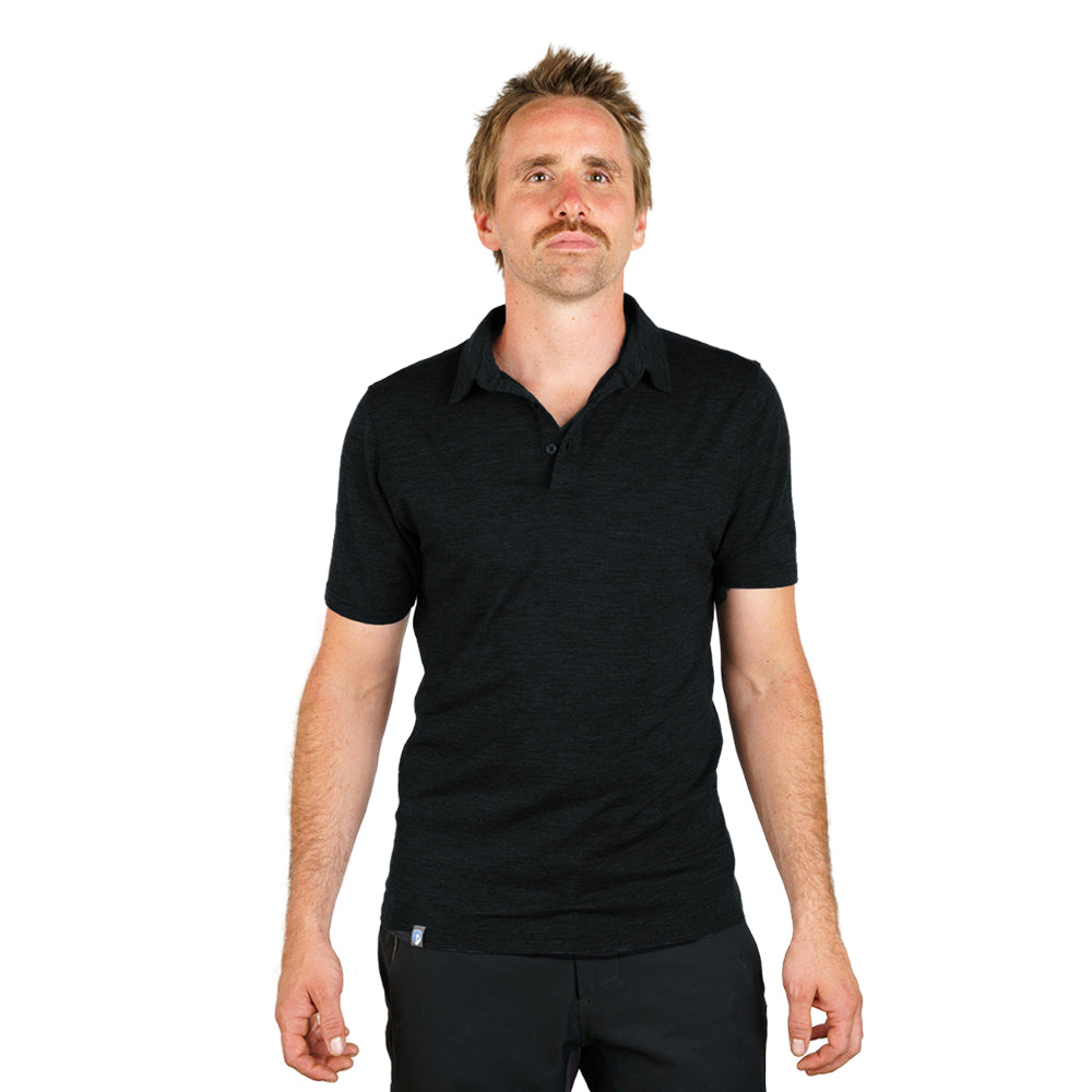 Merino Poloshirt Heren 150 g/m² - NIEUW