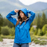 Veste outdoor bleue femme à partir de Alpin Loacker, veste d'extérieur imperméable en bleu