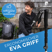 Foldable carbon hiking poles 