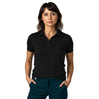 Women's Merino Polo Shirt - S / Black