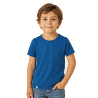 Kinder Merino T Shirt 150g/m2 - Blau / 98/104