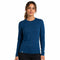 Alpin Loacker Merino Coolmax Langarmshirt Damen 150 g/m² Blau – Produktbild
