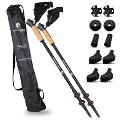 Bastoncini telescopici per nordic walking in alluminio