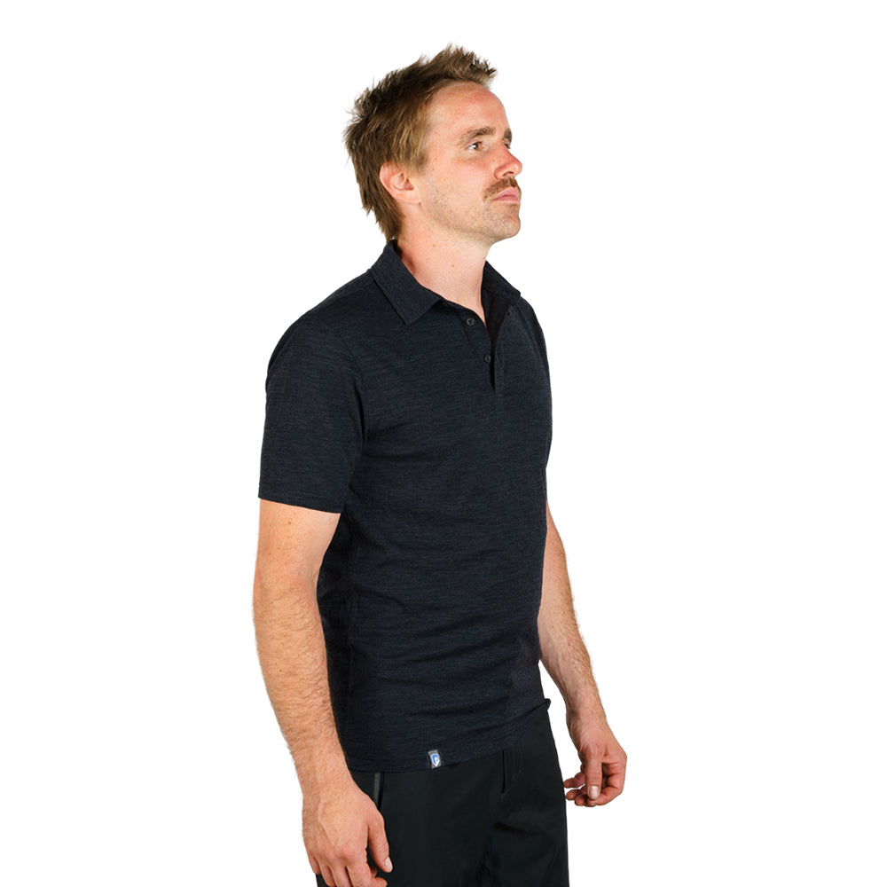 Merino Poloshirt Heren 150 g/m² - NIEUW