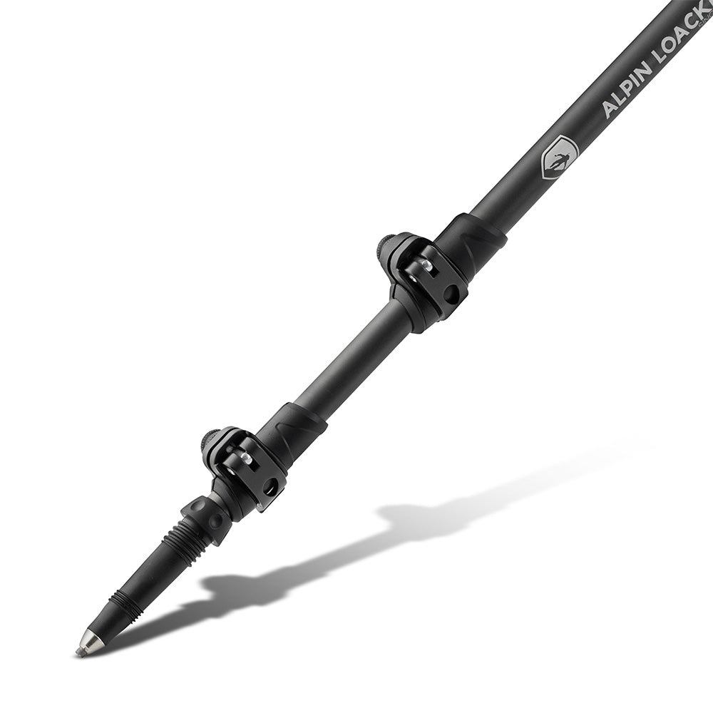Telescopic hiking poles made of aluminum 