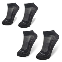 Ultra Leichte Merino Laufsocken Doppelpack Herren &amp; Damen - 34-37