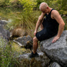 Alpin Loacker Black waterproof hiking trousers for men Alpin Loacker