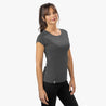 Alpin Loacker - Camiseta CORESPUN de lana merino gris para mujer - nuestra nueva camiseta deportiva Merino - Alpin Loacker, Comprar ropa merino para mujer online