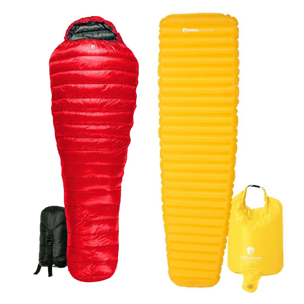 Easier to blow up sleeping bag and mat 