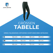 Lange Merino Unterhose Damen 150 g/m², robust und elastisch, optimal für Outdoor-Aktivitäten, basierend auf der CORESPUN-Technologie, zeigt eine Nahaufnahme der Damenbeine im Einsatz.
