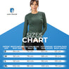 merino langarm CORESPUN shirt size chart by Alpin Loacker