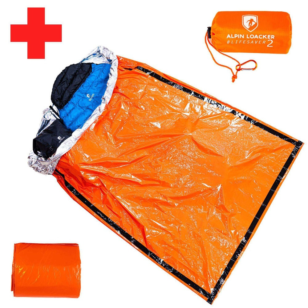 Alpin Loacker - Life Saver Pro - manta de rescate, bolsa de vivac, manta de emergencia 1 persona/2 personas - Alpin Loacker