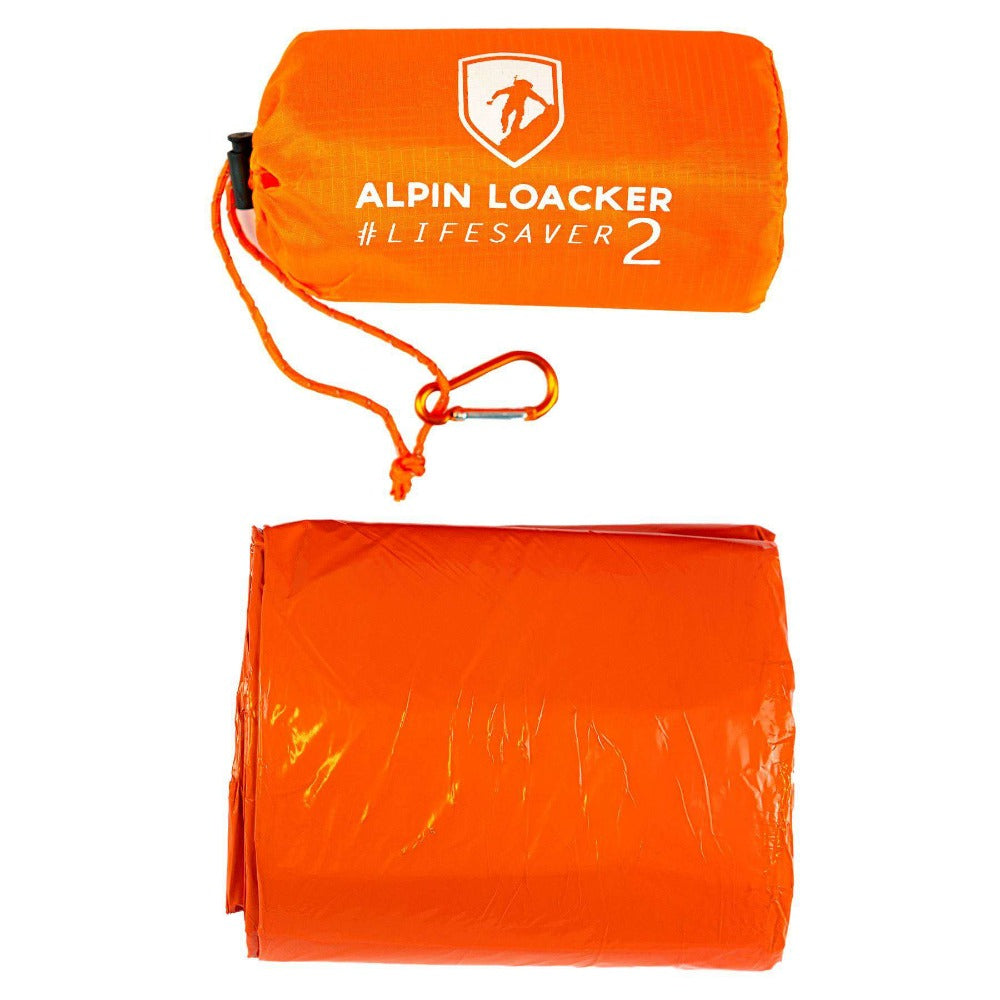 ALPIN LOACKER - Life Saver Pro - Rettungsdecke, Biwaksack, Notfalldecke 1 Person/2 Personen - Alpin Loacker