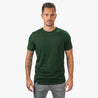 Alpin Loacker Grön Merino T-shirt herr, utomhus funktionsskjorta Merinoull med CORESPUN Technology, köp Merino kläder herr online
